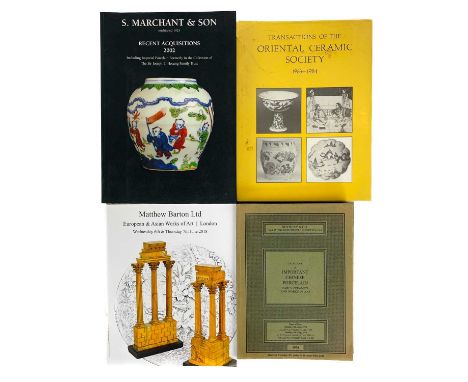 Six Asian sale auction catalogues. Including 'Sothebys 1969 Catalogue of Chinese Snuff Bottles', 'Sothebys The Malcolm Collec