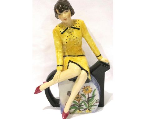 Artist original colourway 1/1 for Peggy Davis by Victoria Bourne figurine, H: 21 cm. P&amp;P Group 2 (£18+VAT for the first l