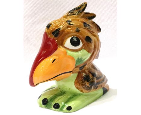 Lorna Bailey small bird, Wally the Wader, H: 12 cm. No cracks, chips or visible restoration. P&amp;P Group 1 (£14+VAT for the