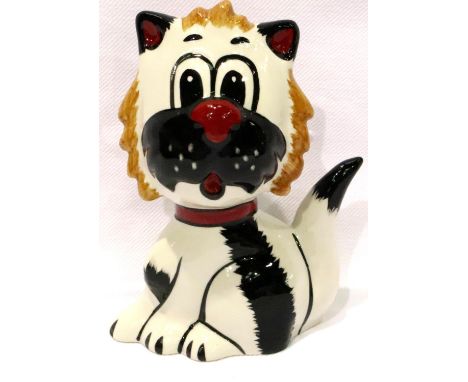 Lorna Bailey cat, Ethan , signed in red , H: 12 cm. No cracks, chips or visible restoration. P&amp;P Group 1 (£14+VAT for the