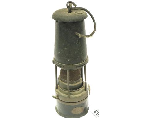 The Wolf Safety lamp by Maurice Ltd Sheffield miners lamp. P&amp;P Group 3 (£25+VAT for the first lot and £5+VAT for subseque