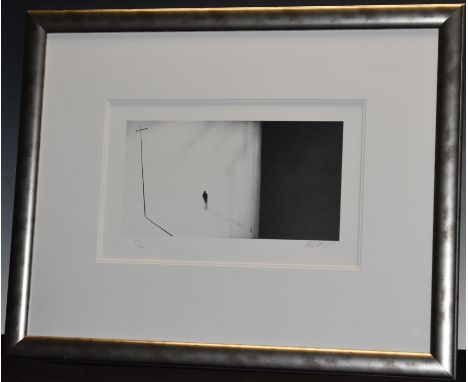 Mackenzie Thorpe, by and after, Walking In The Rain, limited edition, 619/850, signed in pencil, lithograph, 25cm x 41cm, cer