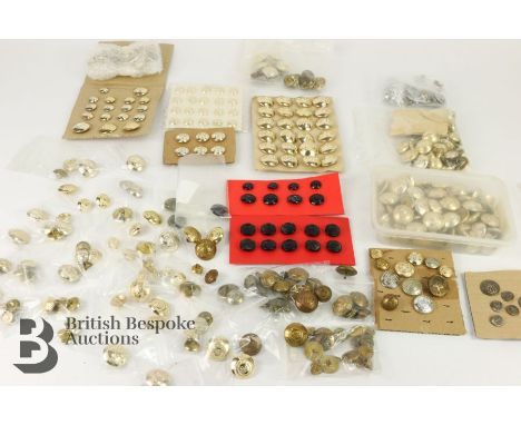 Large quantity of military buttons mostly anodised and to the Army Service Corps.&nbsp;