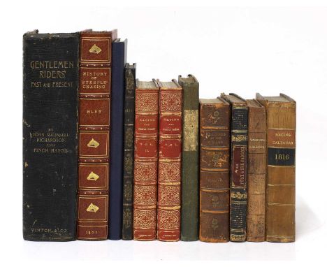 The Druid (Henry Hall Dixon): The Post And The Paddock. L, Piper, Stephenson &amp; Co., (1856). Cont. half bound, rubbed; [He