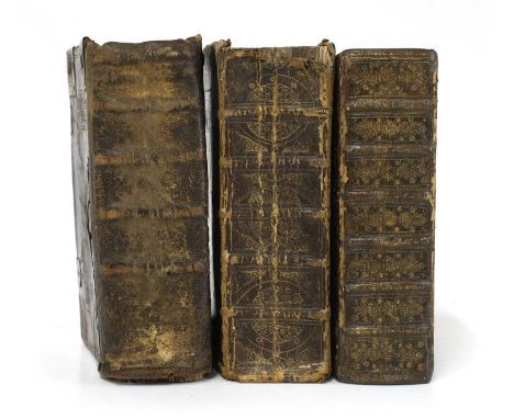 Three Bibles: 1- BIBLE, Etc: The book of Common Prayer. L, Robert Barker &amp; Assignes of John Bill, 1642. PP: Title, (A2)-E