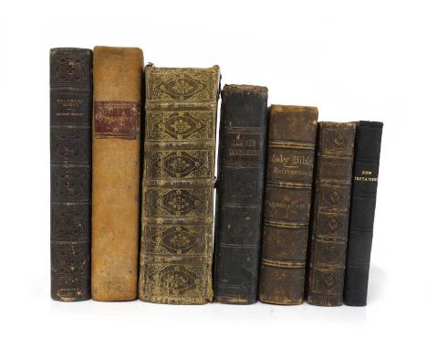 Seven Bibles: BIBLE, ETC: The book of Common Prayer. L, Charles Bill &amp; Henry Hill, Thomas Newcomb, 1688. PP: Title, A2-I8