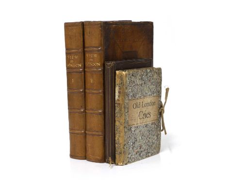 LONDON: 1- [HATTON, Edward]: A New View of London; or an Ample Account of that City, in Two volumes, or Eight Sections. L, pr