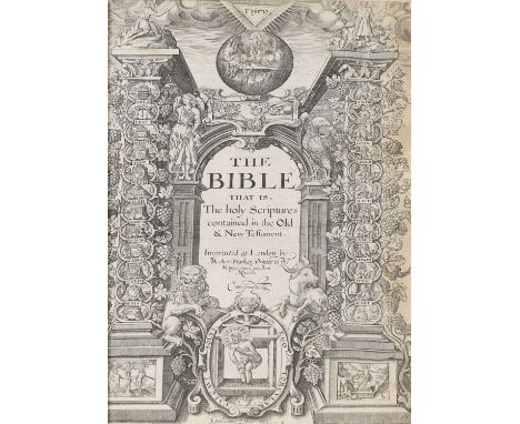 1607 BIBLE, etc: Holy Bible, Containing: The Book of Common Prayer. Lacks the title page &amp; all before B. PP: B-G6; Bound 