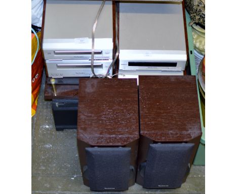 TECHNICS TWIN SPEAKER STACKING HIFI SYSTEM     
