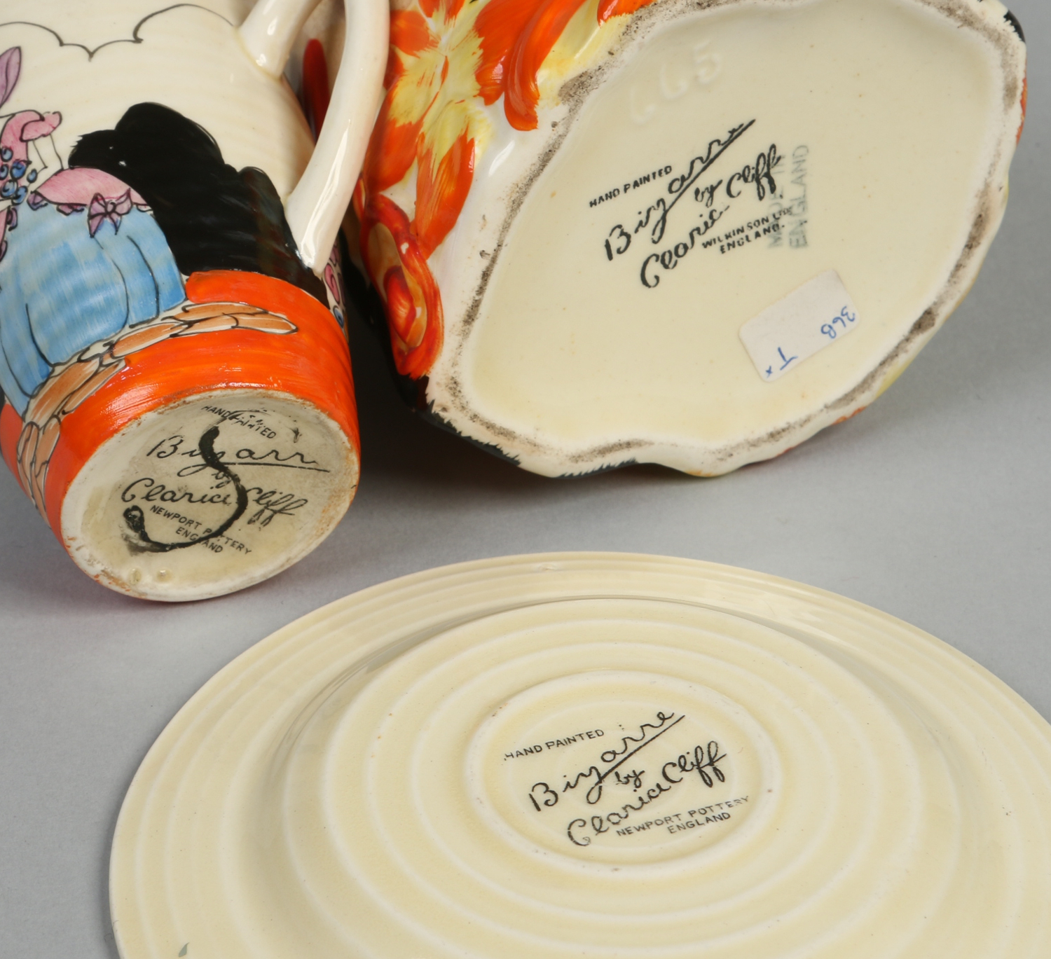 A Wilkinson pottery Clarice cliff vase for the centenary of the Ancient