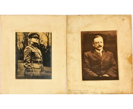 Collins and Griffith

Photographs: Two fine Portraits, one of 'General Michael Collins, T.D.,' killed in action Aug. 22, 1922
