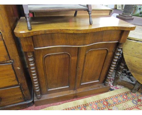 Mahogany bobbin turned chiffonier