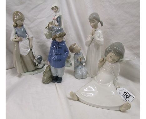 Collection of Lladro &amp; Nao figurines