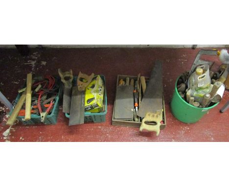 Large collection of mostly hand tools