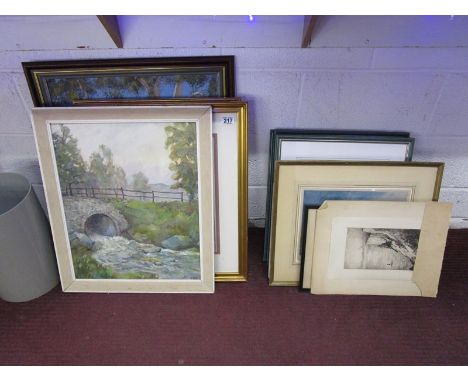 Collection of pictures to include oils &amp; signed prints etc