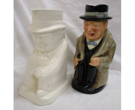 2 Churchill Toby / character jugs - Spode &amp; Royal Doulton