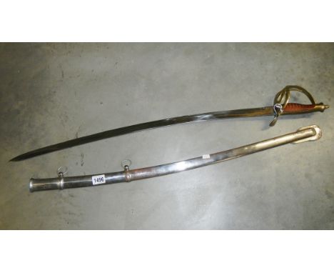 A 20th century sword in scabbard.