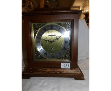 A Seth Thomas mantel clock.