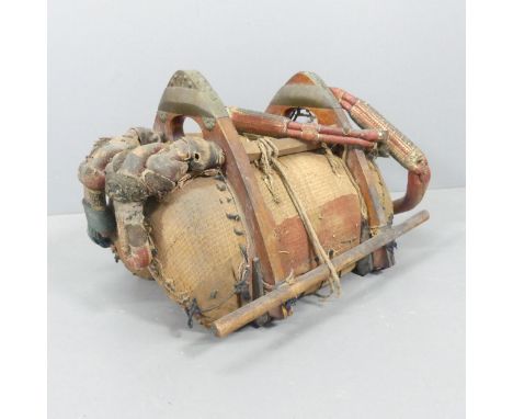 A vintage camel saddle. 70x50x60cm. 