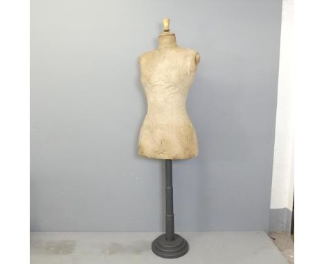 A vintage Stockman's shop display mannequin. Height 160cm.Some marks, and wrinkles to cover. Appears to have been stored some