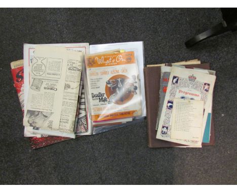Assorted scrap albums and ephemera, including 19th Century album containing admission ticket for Funeral of the Late Duke of 