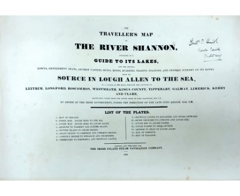 The Shannon in DetailAtlas: Irish Inland Steam Navigation Co.: Grantham (John) surveyor, The Traveller's Map of The River Sha