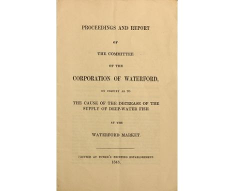 With Manuscript NotesWaterford Corporation: Proceedings and Report of the Committee of the Corporation of Waterford, On Inqui