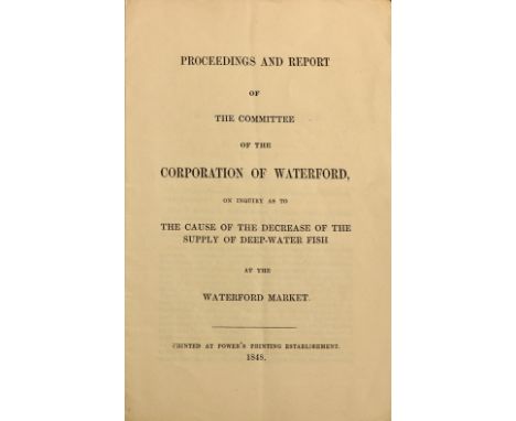 With Manuscript NotesWaterford Corporation: Proceedings and Report of the Committee of the Corporation of Waterford, On Inqui