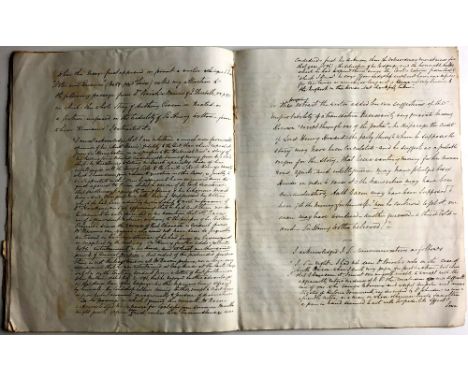 "By Ways of History"Manuscript: Rowan (Rev. A.B.) Manuscript comments by Rowan entitled The Two Bacon's, intended for publica