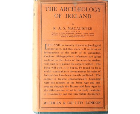 Wood-Martin (W.G.) Pagan Ireland An Archaeological Sketch.., L. 1895. First Edn., fold. plts. plans, illus. thro-out, gilt de