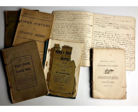 Co. Kerry: Portions of two published histories of Kerry, including Supplemental Addenda to Unpublished Kerry Records, 8vo n.p