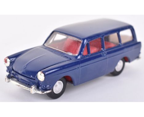 Triang Spot on New Zealand issue 115 Volkswagen Variant, dark blue body, red interior, white plastic hatchback, in near mint 