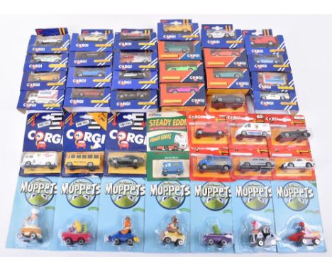 Large Quantity of 1980’s-90’s Corgi Juniors, including, Zakspeed Capris, Farrari, Renault 5 Turbo, ERF Fire Engine, Landrover