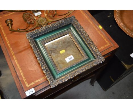 A small gilt framed mirror 