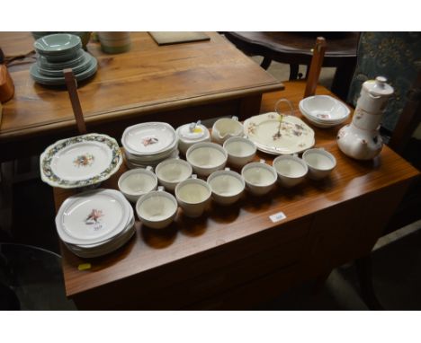 A quantity of Midwinter "Stylecraft" tea cups and saucers; and various other china