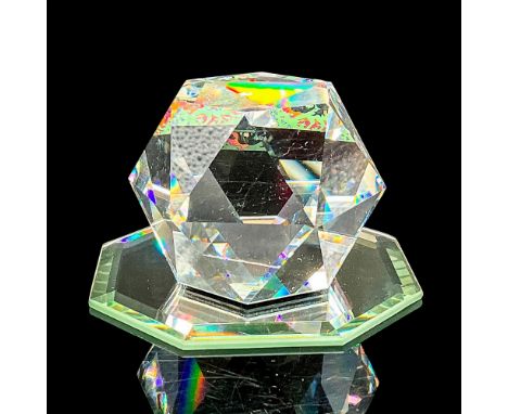 Limited Edition crystal paperweight produced by Swarovski for the Arribas Brothers Collection at Walt Disney World. This item