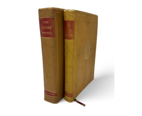 History of the Guides 1846-1922 &amp; 1922-1947, 2 volumes, Aldershot: Gale &amp; Ploden, 1938/50 respectively. Colour fronti
