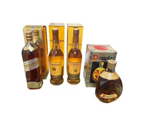 Collection of Whisky including Haig, Glenmorangie &amp; Johnnie Walker. All bottles sealed and unopened. One 750ml bottle of 