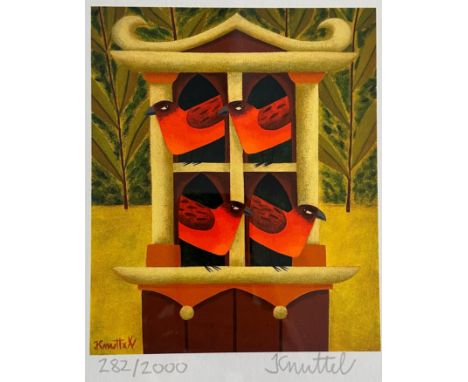 Graham Knuttel (Irish, 1954-2023),Bird House, Archival pigment limited print, 282/2000, Signed and numbered in pencil. Framed