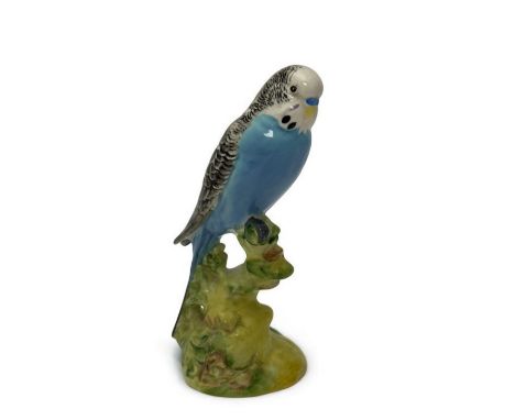 Beswick, a Beswick Blue Budgie number 1217. Height 16.5cm.