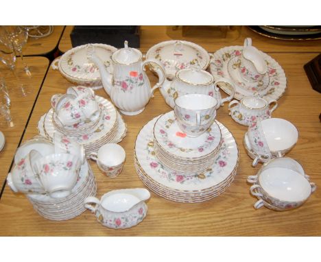 A Royal Doulton part tea, coffee and dinner service in the Rosell pattern H4976