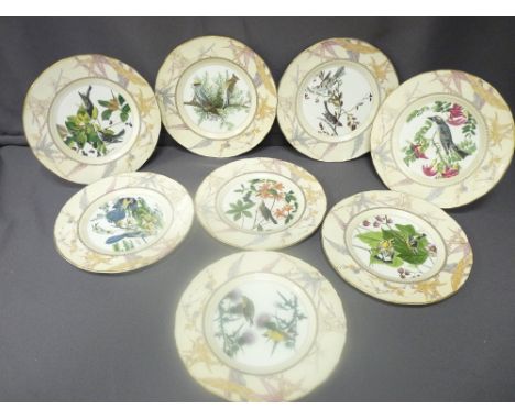ROYAL WORCESTER - eight China plates, 'The John James Audubon - Birds of America', each plate from a limited edition of five 
