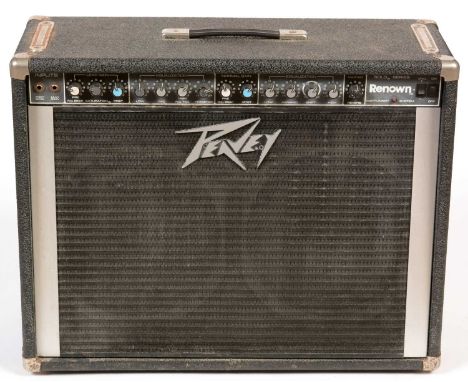 A Peavey Renown Solo series solid state Guitar Amplifier, with twin 12" speakers,