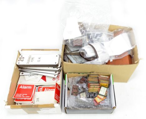 A large quantity of railway related ticketing items to include B.R. ticket printing plates for the Southern region, rubber st