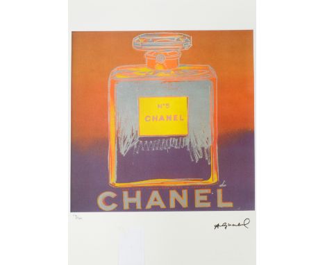 AMENDED AFTER ANDY WARHOL (1928-1987); limited edition lithograph print, 'Chanel' from the Leo Castelli Gallery, edited by Ge