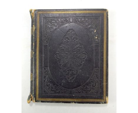 The early 19th century album of Emily Rhodes, inscribed to front page 'Emily Rhodes 1831', containing manuscript items, penci