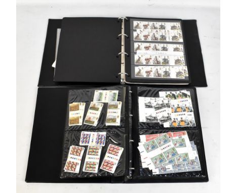 GREAT BRITAIN; 1976-82, gutter pair and traffic light pairs collection.