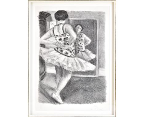 HENRI MATISSE (1869-1954); a signed limited edition lithograph, 1927, on Chine Volant, 'Danseuse Reflétée dans la Glace' (D-4