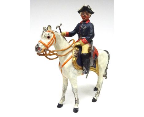 Heyde Frederick the Great, mounted70mm scale with walking stick (Condition Very Good-Good) 1905 (1)