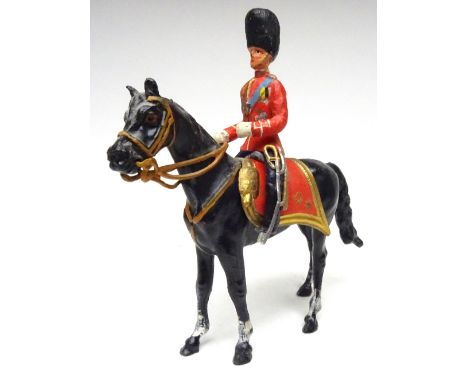 Heyde Edward Prince of Wales, mounted 65mm scale in uniform of the Foot Guards with 70mm scale horse (Condition Very Good-Goo